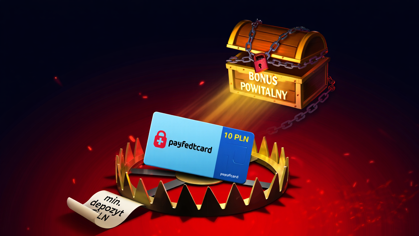 Pułapka bonusowa w kasynach z minimalnym depozytem 10 zł Paysafecard