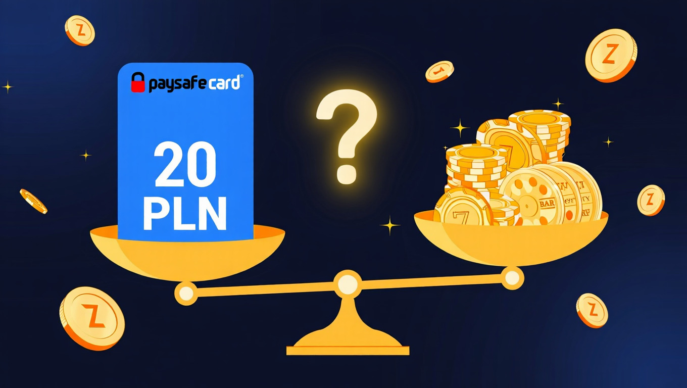 Automaty do gry przy depozycie Paysafecard 20 zł, liczba spinów i RTP